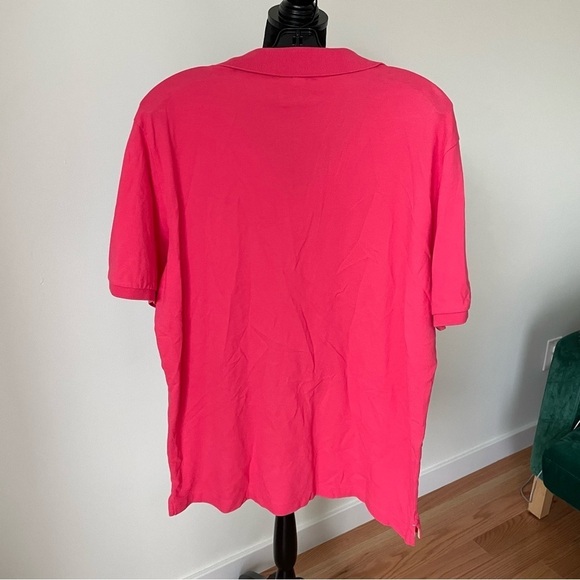 Peter Millar Salmon Pink Stretch Cotton Short Sleeve Polo Shirt EUC Size XL - Picture 2 of 6